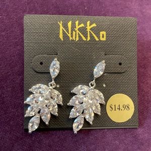 Costume jewelry earrings. NWT